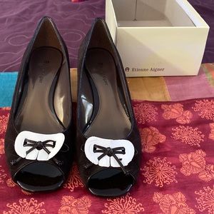 Etienne Aigner Expresso peeptoe